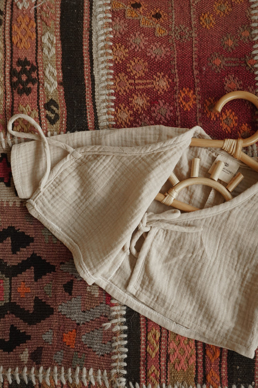 Mila Muslin Baby Wrap Top