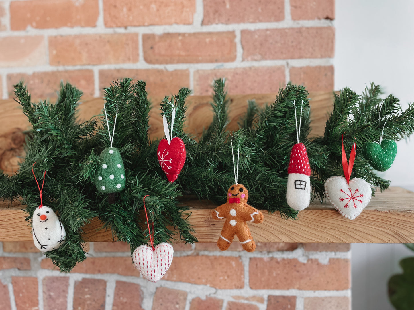 Felted Christmas Cottage
