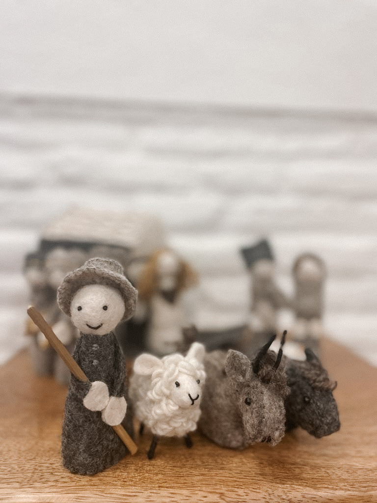 Felted Nativity Scene