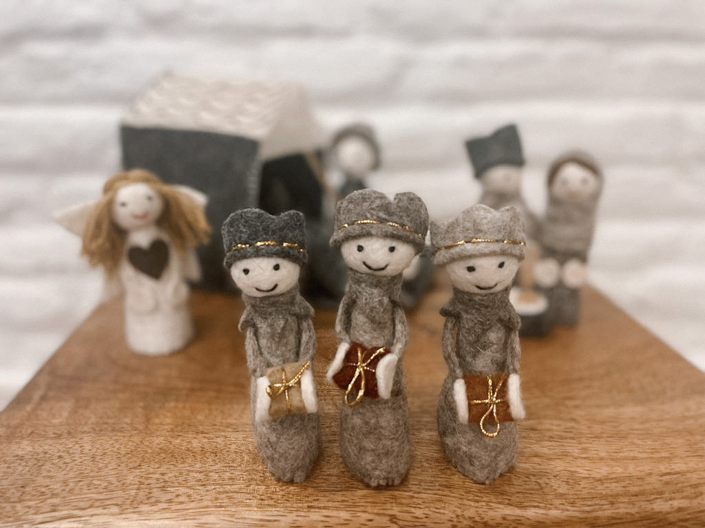 Felted Nativity Scene