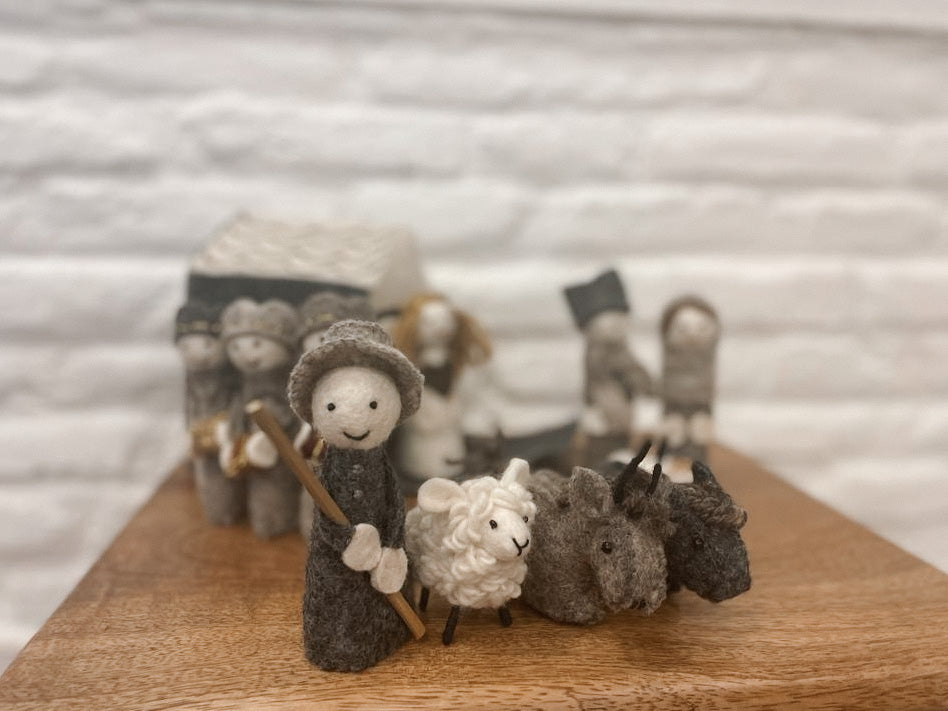 Felted Nativity Scene