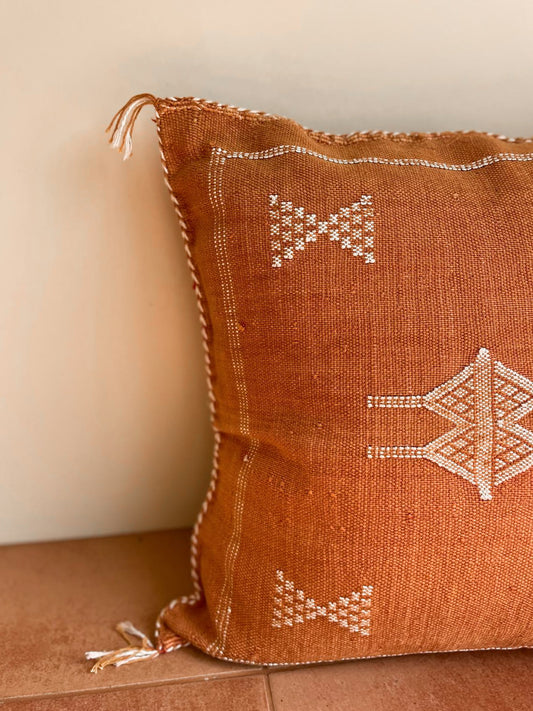 Tara Cactus Silk Cushion Cover