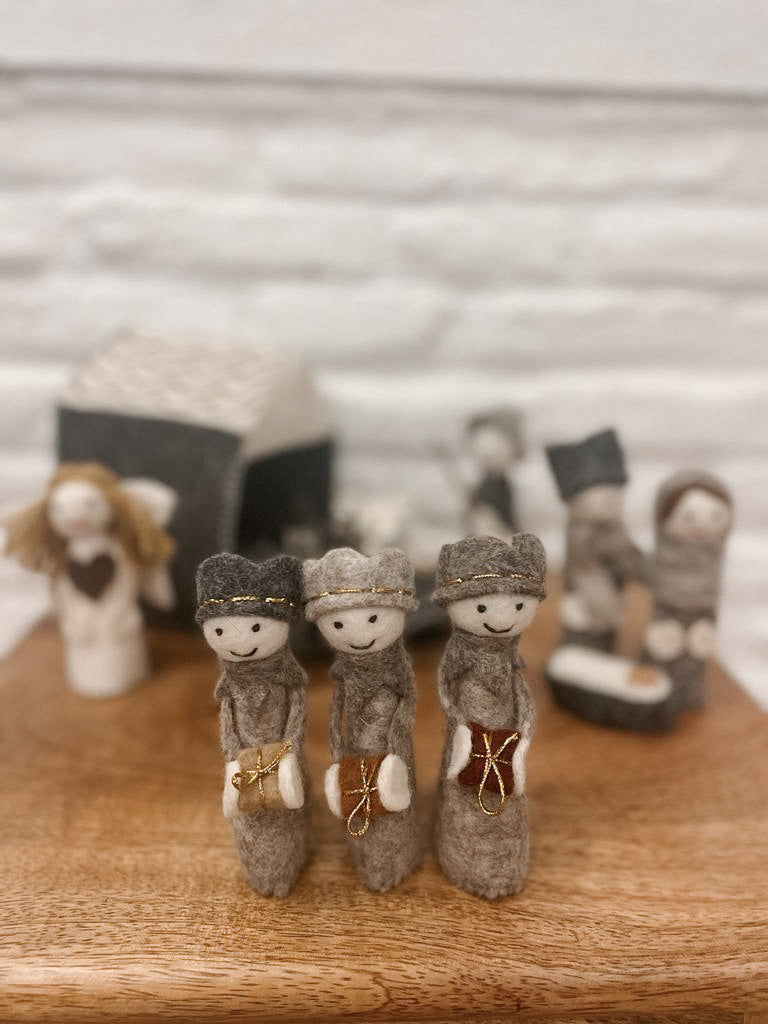 Felted Nativity Scene