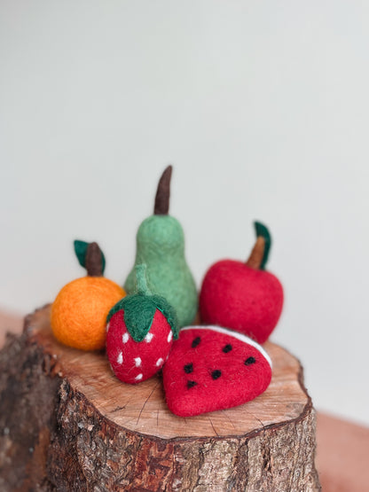 Fruit Felted Toy Set