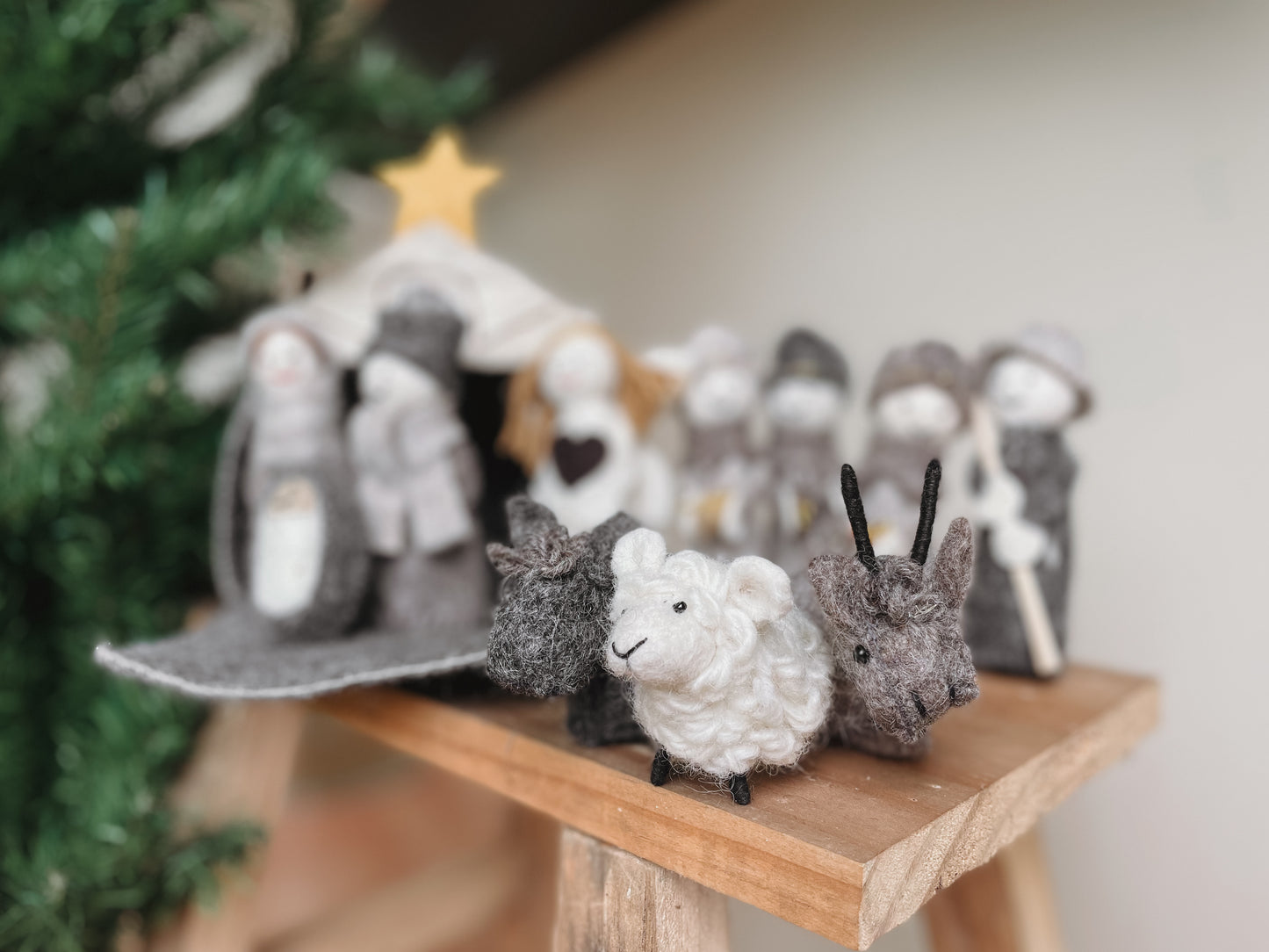 Felted Nativity Scene