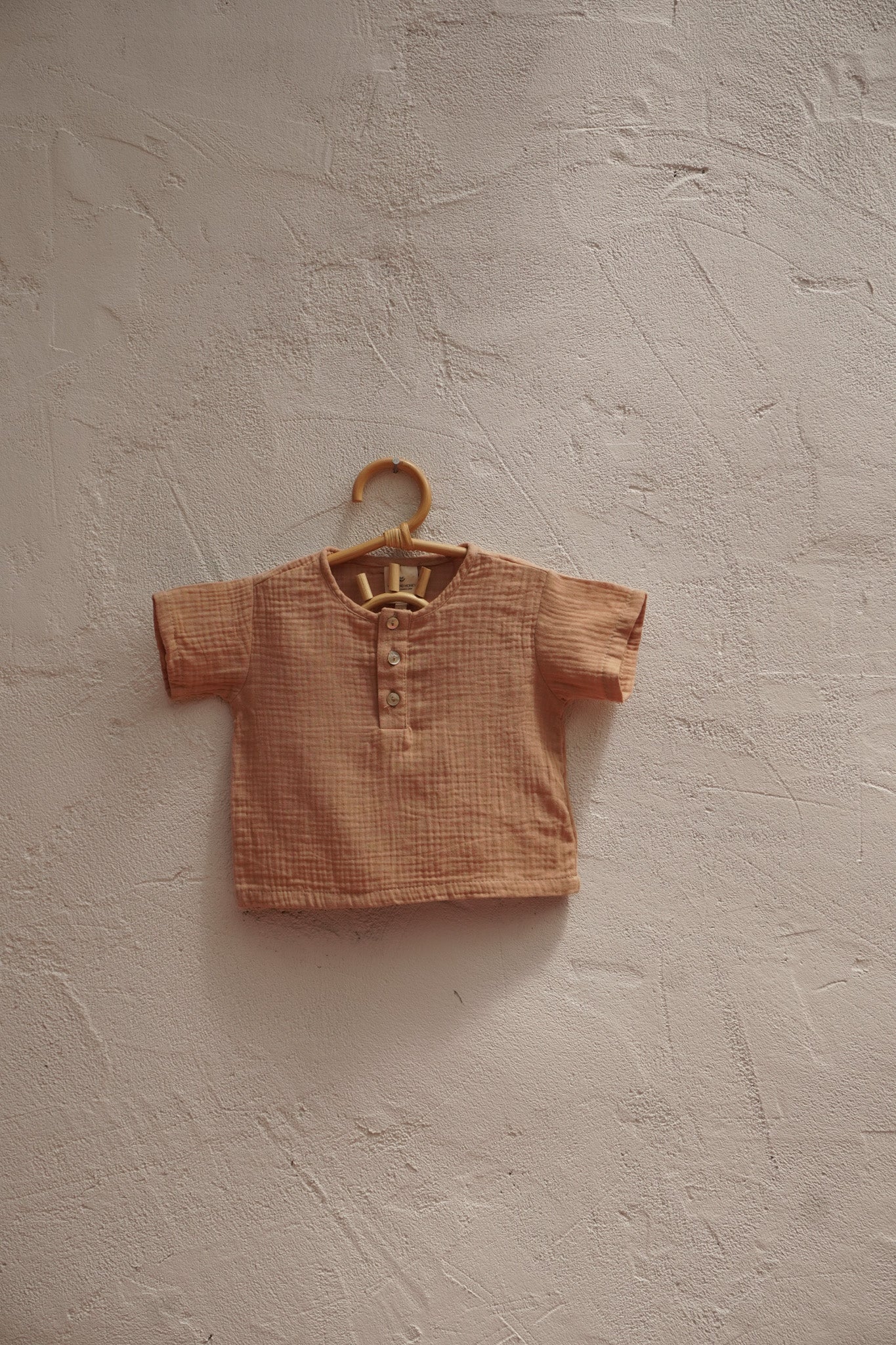 Jay Muslin Button-Up Baby T-Shirt
