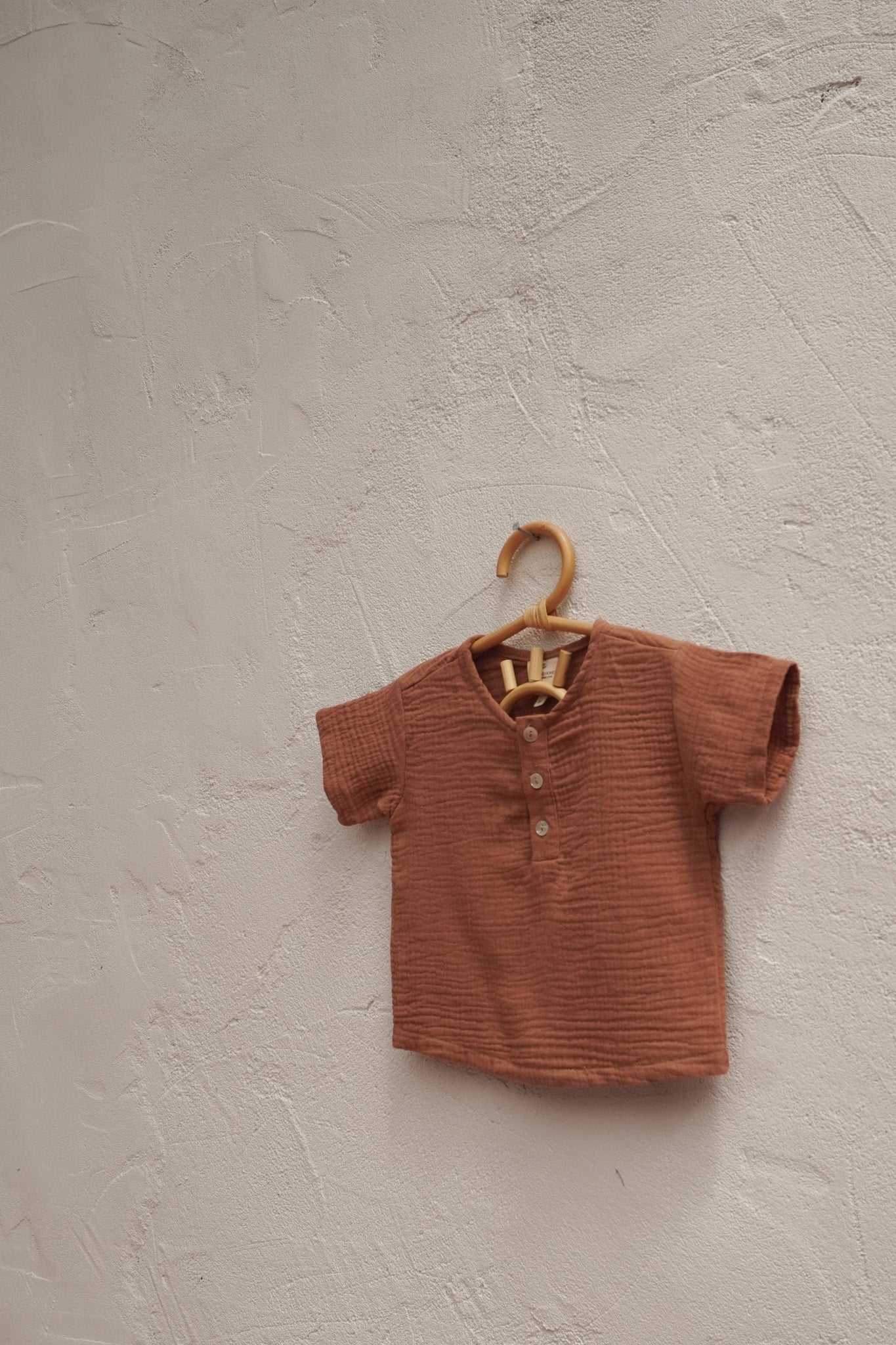 Jay Muslin Button-Up Baby T-Shirt