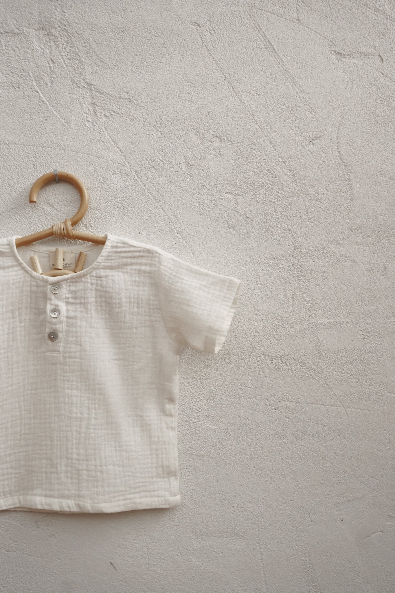 Jay Muslin Button-Up Baby T-Shirt