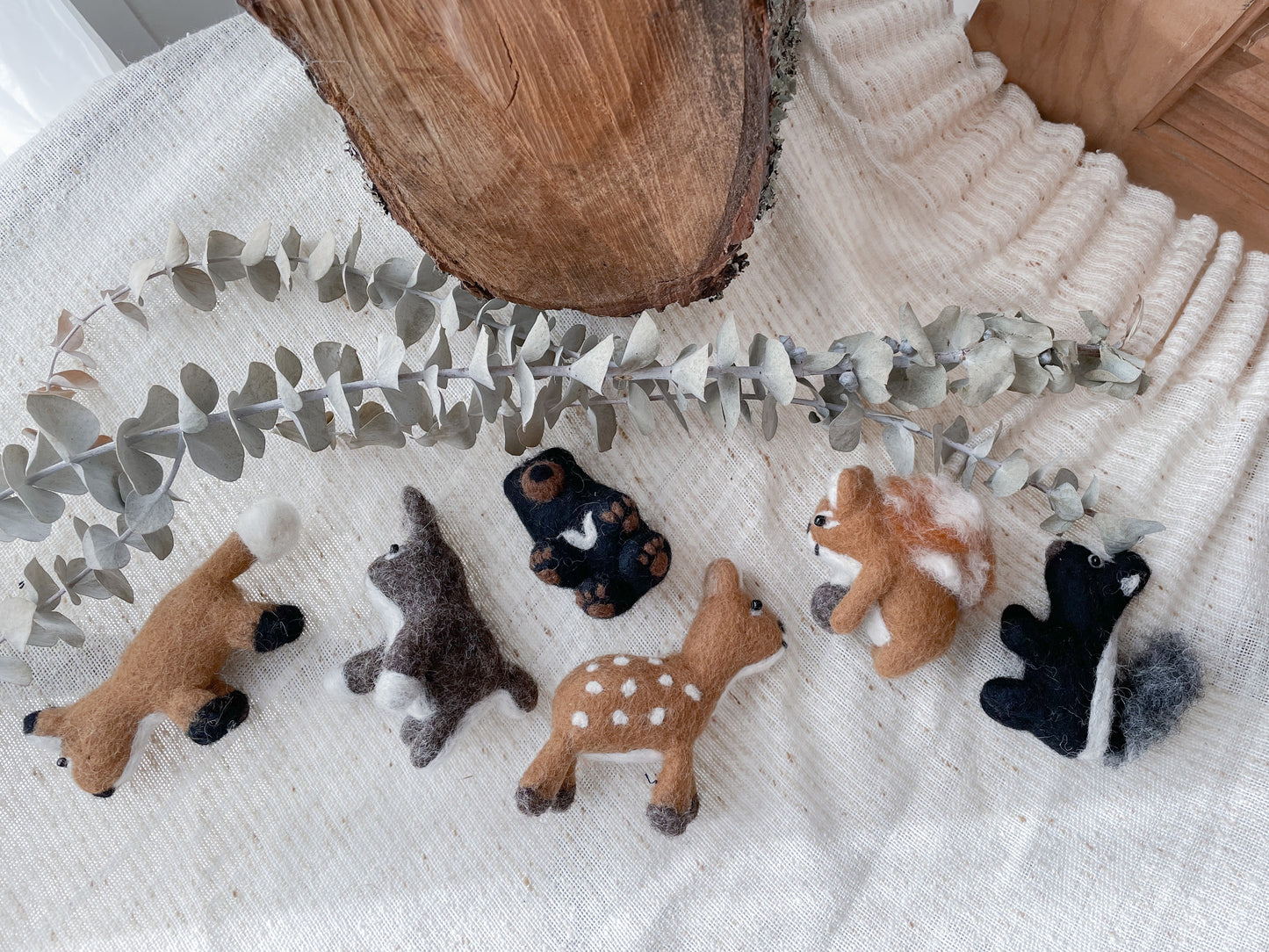 Woodlands Felted Toy Set